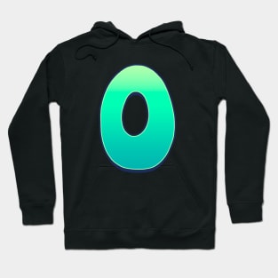 Letter O - Green fade Hoodie